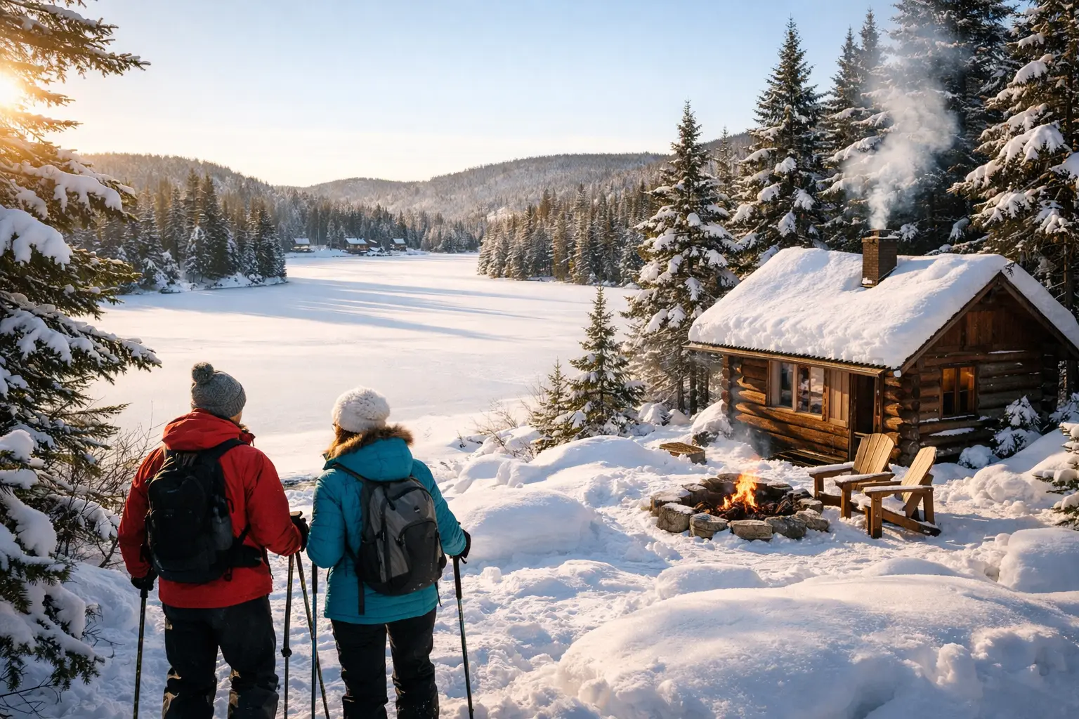 Escapade nordique abordable en Mauricie